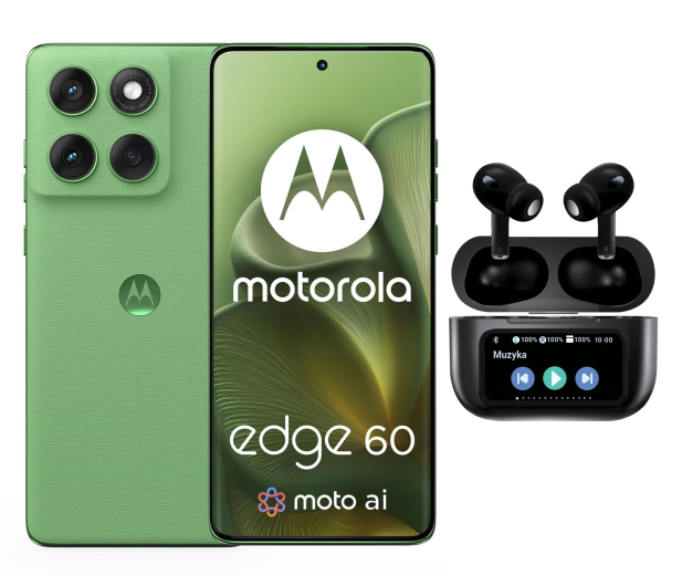 Motorola edge 60 5G 12/512GB Shamrock 120Hz + Smart Buds Pro - 1514864 - zdjęcie